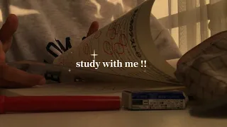  study with me!! / 受験生と夕方の勉強時間を過ごしませんか？🍂🌇