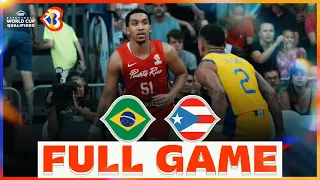 Brazil v Puerto Rico | Basketball Full Game - #FIBAWC 2023 Qualifiers