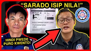 PALUSOT SA PAPEL NA LISENSYA, EX-LTO CHIEF SINUPALPAL NI COL. BOSITA! 2023