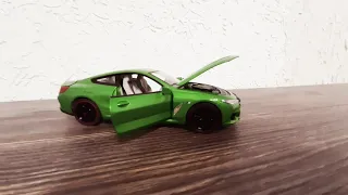 Bmw M8 масштабная модель 1:24 Салатовый цвет