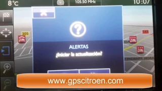 POIs Alertas y Radares GPS Peugeot Citroen
