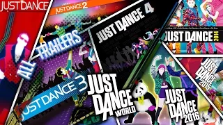 Just Dance | All Trailers!!! JD 1 - JD2016