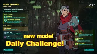Griftlands - new mode: DAILY CHALLENGE!