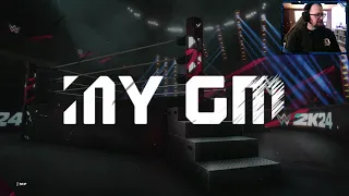 WWE 2K24 MyGM Mode: Season 1 - Draft + Week 1