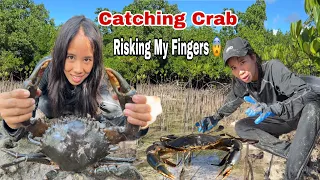 Catching Giant Mud Crab In the Remote Area In Siargao Island|Catch And Cook