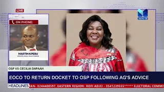 OSP documents inadequate to pursue case ----Isaac Mensah