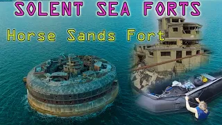 ABANDONED SOLENT SEA FORTS Pt2 Horse Sands Fort FULL EXPLORE 4K