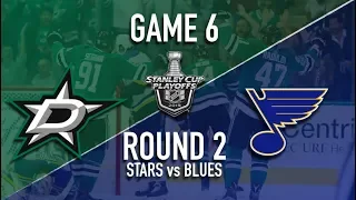 Dallas Stars vs St Louis Blues | Round 2 | Game 6 | Stanley Cup Playoffs 2019