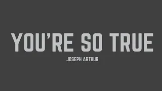Joseph Arthur - You're So True (Lyrics)