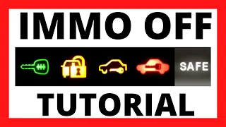 HOW to remove IMMOBILIZER from car / IMMO OFF with emulator