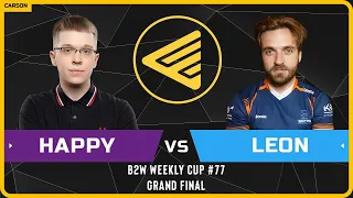 WC3 - [UD] Happy vs Leon [HU] - GRAND FINAL - B2W Weekly Cup #77