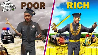 GTA 5 : Franklin Shinchan & Pinchan Become The Richest Police GTA 5 !