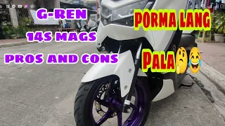 G-REN MAGS 14s advantages and disadvantages / YAMAHA NMAX WITH G-REN 14s