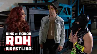The taunting continues as Maria holds the the mask of Serpentico hostage ROH TV 03/07/24