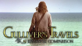 Gulliver's Travels - 1996 Ted Danson TV Movie - Improved 4K AI Remaster Comparison