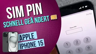 iPhone 15 - SIM-PIN ändern