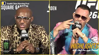 Kamaru Usman and Colby Covington get personal ahead of rematch | UFC 268 Pre-fight Presser