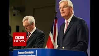 Barnier: UK must clarify position on a financial settlement for brexit - BBC News