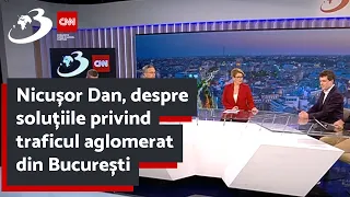 Nicușor Dan, despre soluțiile privind traficul aglomerat din București