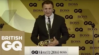 Liam Neeson Accepts The Editor's Special Award | Men Of The Year Awards 2014 | British GQ