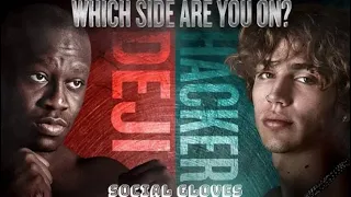 Deji vs Vinnie Hacker (Full Fight) #socialgloves