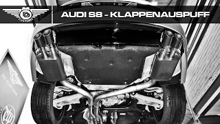 Audi S8 D4 Klappenauspuff Sound & Carporn - Tuning by DD CUSTOMS HAMBURG