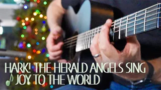 Hark! The Herald Angels Sing / Joy To The World -- fingerstyle Christmas guitar
