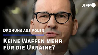 Liefert Polen keine Waffen mehr an die Ukraine? | AFP