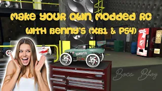 GTA 5 (PATCHED) How To Make Your Own Modded RC Bandito With Benny Wheels / PS4 & XBox1