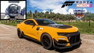 Chevrolet Camaro ZL1 1LE " BUMBLEBEE " - Forza Horizon 5 | Logitech g923 gameplay