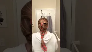 How to braid your scarf into your hair!
