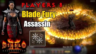 Blade Fury Assassin clearing P8 Chaos - A little showcase of its power - Diablo 2 Resurrected 1440p