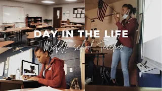 DAY IN THE LIFE | First year teacher | Middle school teacher