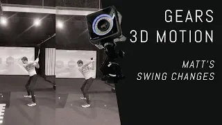 GEARS Golf 3D Motion Capture – Matt's Swing Changes | Shallowing the Downswing