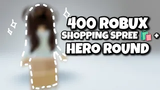 400 ROBUX SHOPPING SPREE! + MM2 HERO ROUND 💓 (FOR FUN)