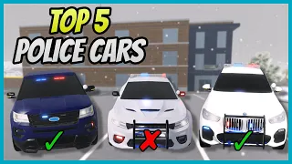 The TOP 5 Police Vehicles in Liberty County | Emergency Response Liberty County | Roblox Roleplay