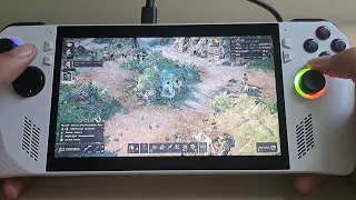 Asus ROG Ally / Jagged Alliance 3 Gameplay (My settings to get around 40 FPS)