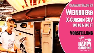 Caravan Salon 2023 - Weinsberg X-Cursion CUV 500 MQ & 500 LT | Happy Camping