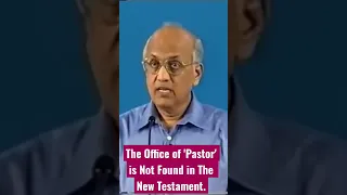 👉🟢The Office of 'Pastor' is Not Found in The New Testament🟢👈-Bro.Zac Poonen