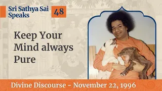 Keep Your Mind Always Pure | Excerpt From The Divine Discourse | Nov 22, 1996