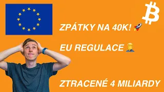 jak ztratit 4 miliardy / pád BTC u konce / EU regulace / revoluce v platbách bitcoin // KRYPTO Mates