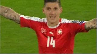 Switzerland vs Hungary 5-2 (GOALS HIGHLIGHTS) FIFA WC Qualification UEFA 07-10-2017