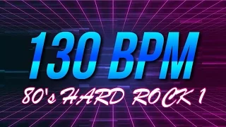 130 BPM - 80's Hard Rock - 4/4 Drum Track - Metronome - Drum Beat