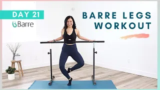 DAY 21 Barre Workout Challenge // Best Barre Workout For Strength and Balance