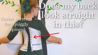 Corsets + Chronic Pain : Drafting and fitting an asymmetrical Victorian corset pattern