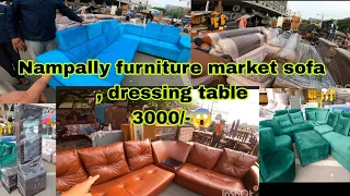 Cheap and best furn market in hyderabad | Nampally furniture market in hyderabad | Sofa set @5000/-