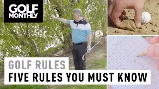 Golf Rules | The Five Rules You Need To Know | Golf Monthly
