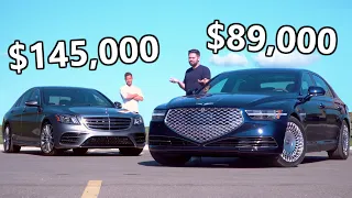 2020 NEW Genesis G90 vs Mercedes S-Class // When The Bargain Meets The Boss