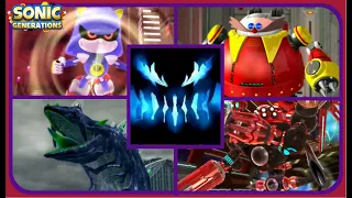 Sonic Generations - All Boss Encounters - Hard Mode - No Damage!!