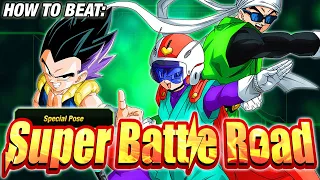 HOW TO BEAT SPECIAL POSE SUPER BATTLE ROAD! TEAM BUILDING GUIDE! (DBZ Dokkan Battle)